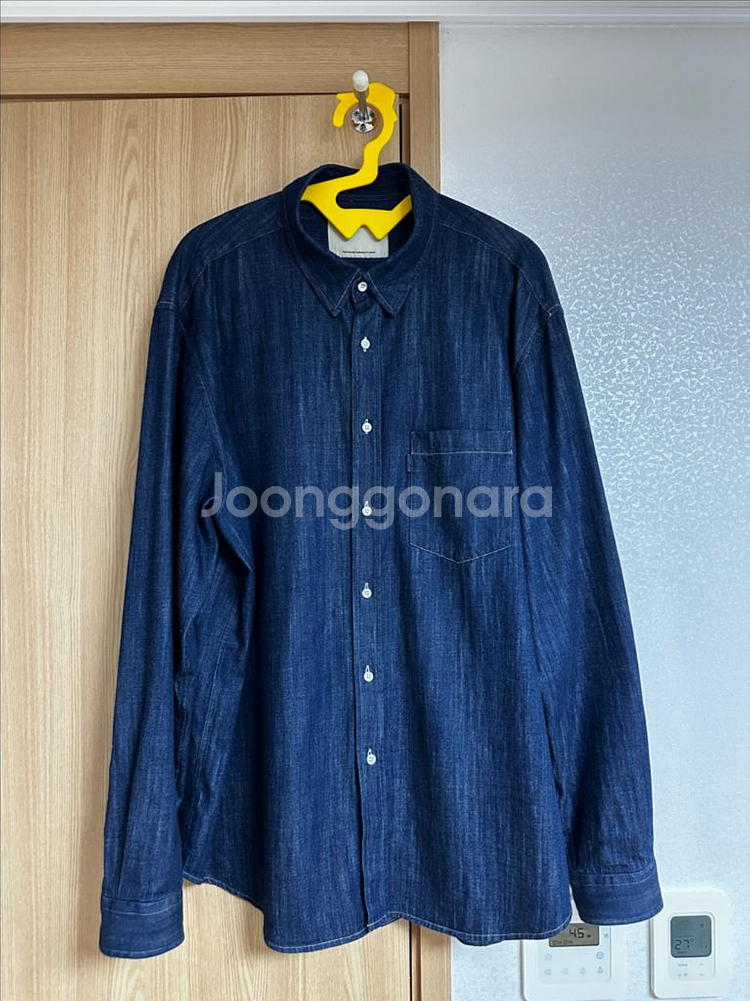(5) 포터리 버튼다운 데님 셔츠--0