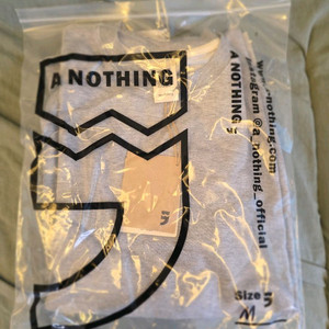 (새상품) 빈티지 어낫띵 오버핏 그레이 반팔티