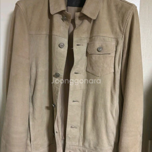 올세인츠 스웨이드 가죽 래더 자켓