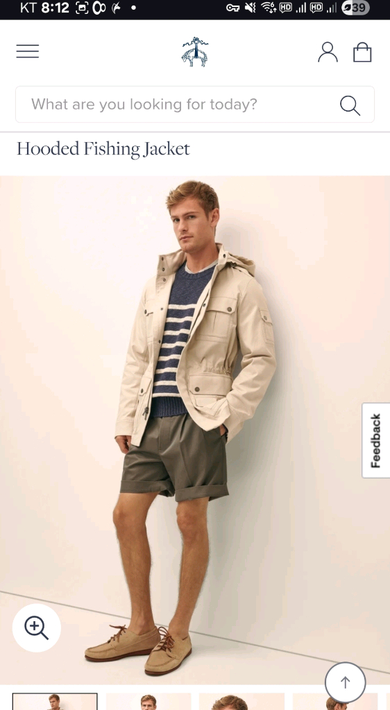 브룩스브라더스 Hooded fishing jacket--3