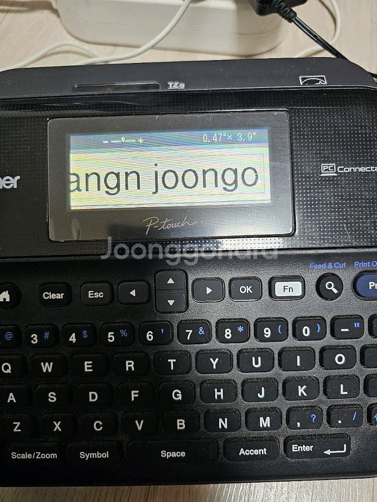 부라더 라벨프린터 pt d600 + 테이프 20여개--0