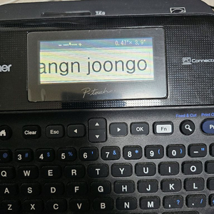 부라더 라벨프린터 pt d600 + 테이프 20여개