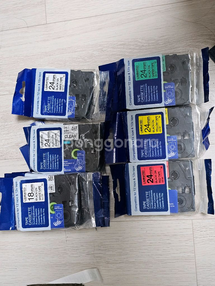 부라더 라벨프린터 pt d600 + 테이프 20여개--4