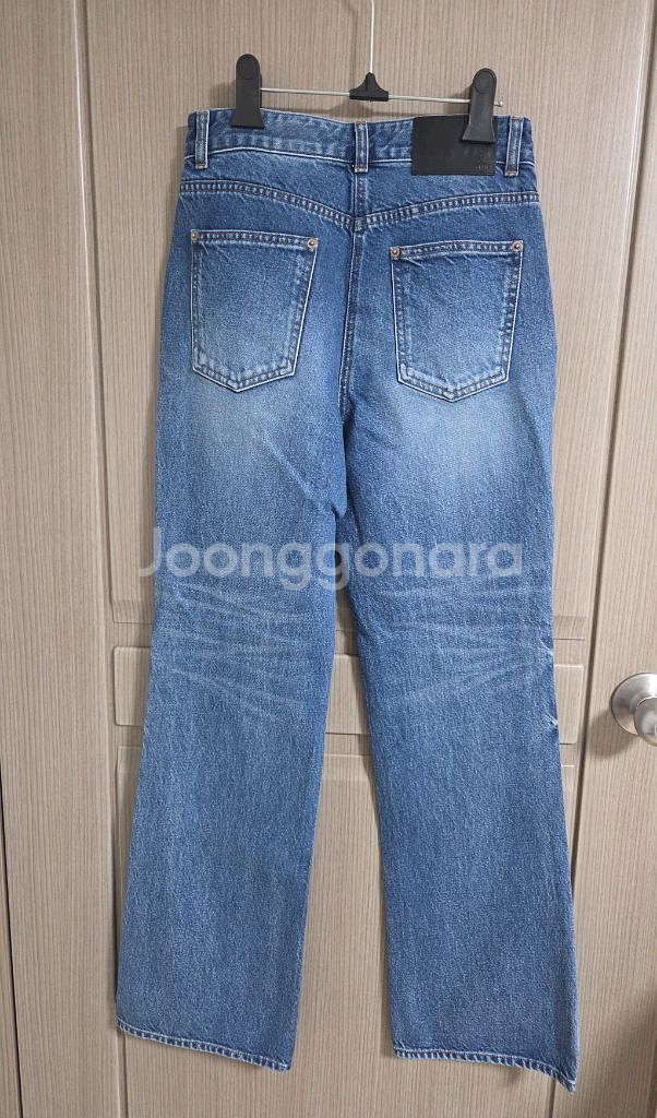 타임 벨티드 부츠컷 데님 팬츠55 랑방 더캐시미어 마인--6