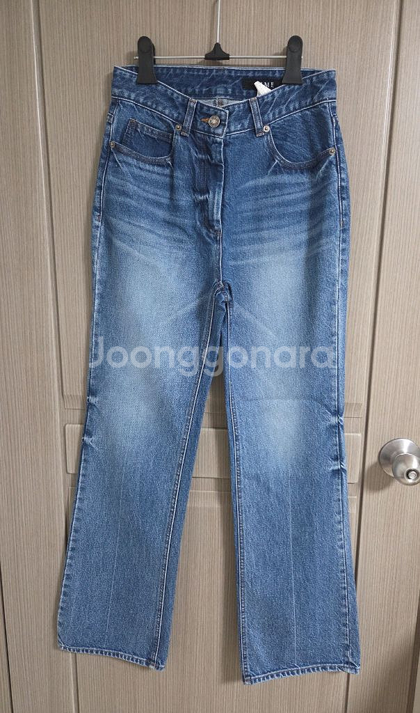 타임 벨티드 부츠컷 데님 팬츠55 랑방 더캐시미어 마인--5