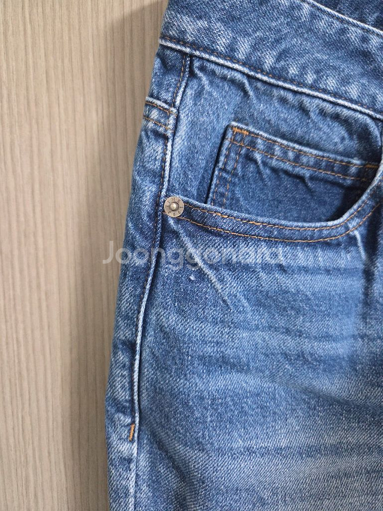 타임 벨티드 부츠컷 데님 팬츠55 랑방 더캐시미어 마인--9