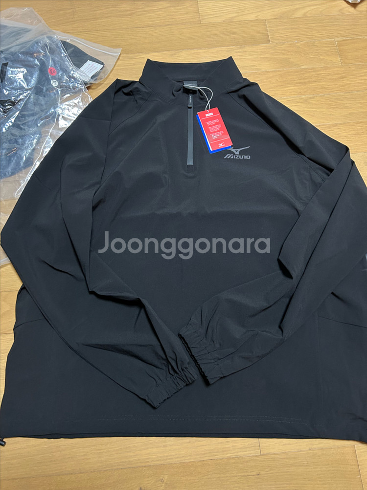 미즈노 스트레치 우븐 하프집업 xxl(110)새상품--2