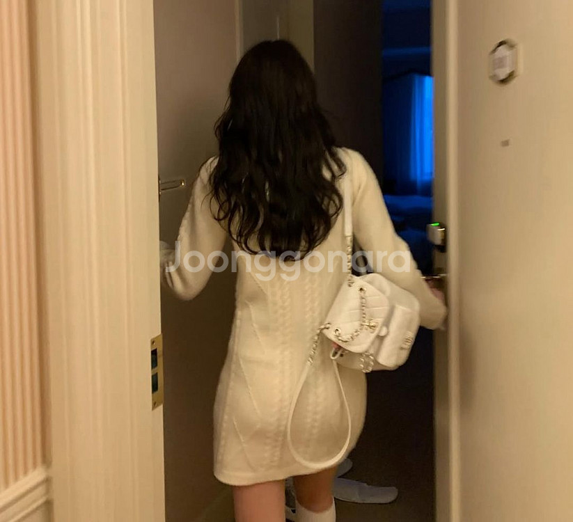 르플레인 리벳니트원피스 새상품--1