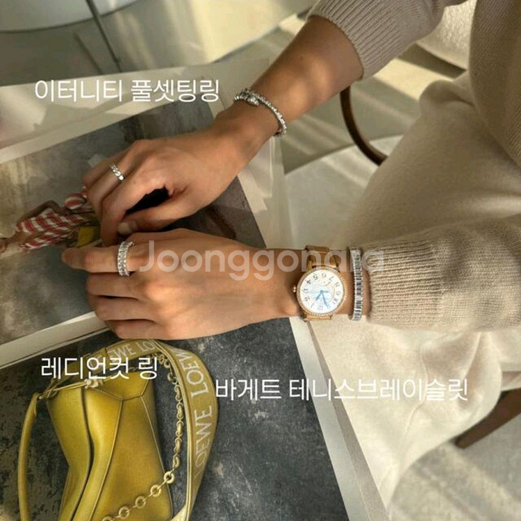 4c다이아몬드 이터니티링 7호.르꼬르망 반지 쥬얼리--5