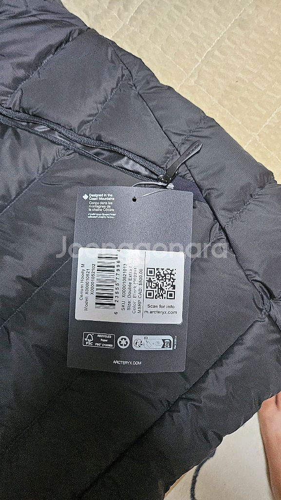 아크테릭스 세륨 후디 2xl 블랙 새상품--1