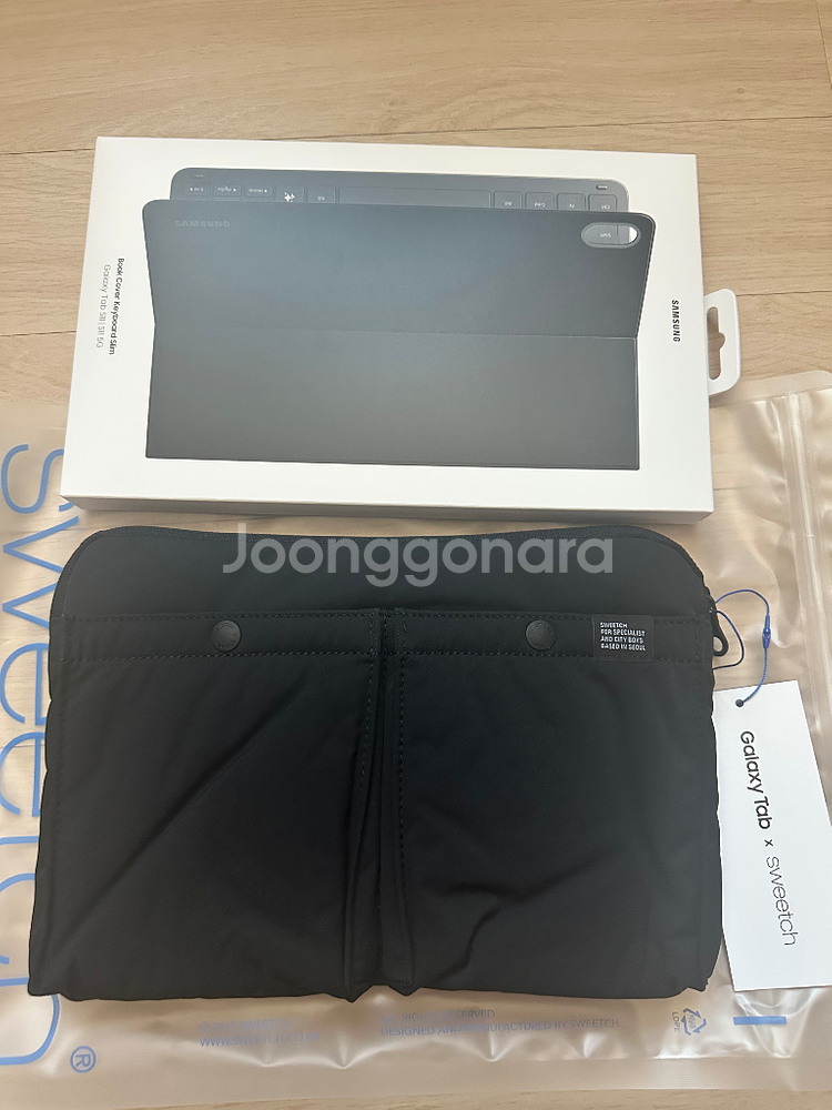 갤럭시 탭s11 슬림 키보드 북커버 + 전용파우치 팝니--0