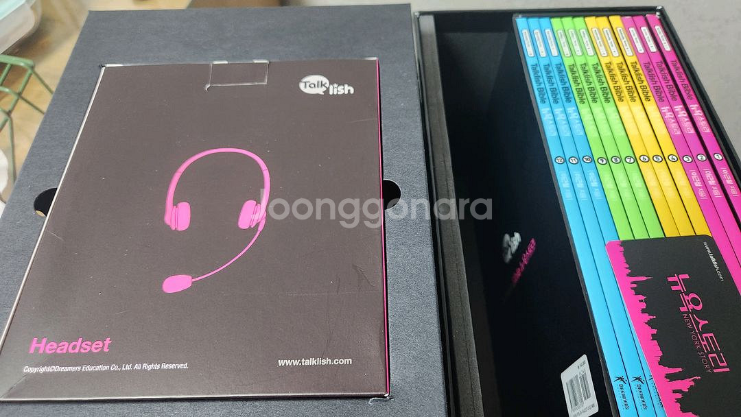 영어교재 Talk Lish 뉴욕스토리 미사용(헤드셋 x--2