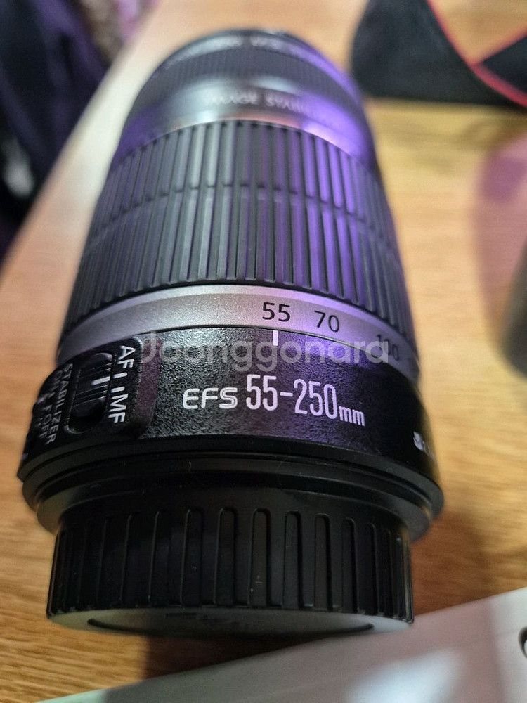 캐논 EOS 550D 카메라 + 렌즈 3개--4