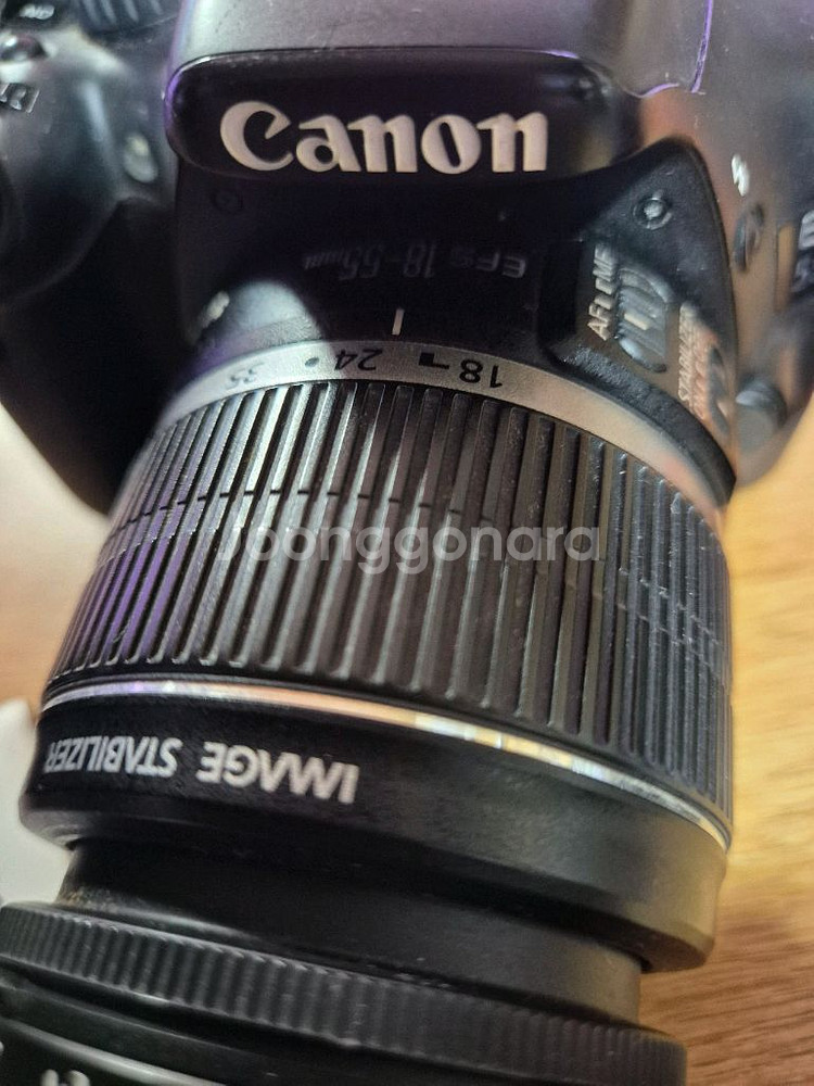 캐논 EOS 550D 카메라 + 렌즈 3개--3