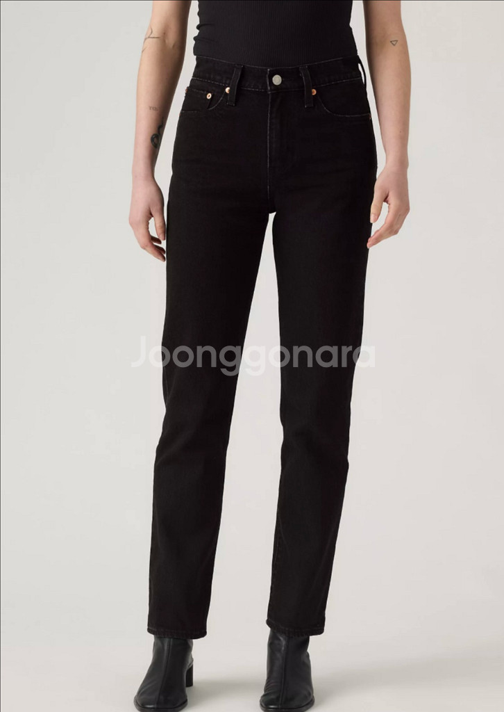 리바이스 프리미엄라인 Wedgie블랙진26 새제품--0