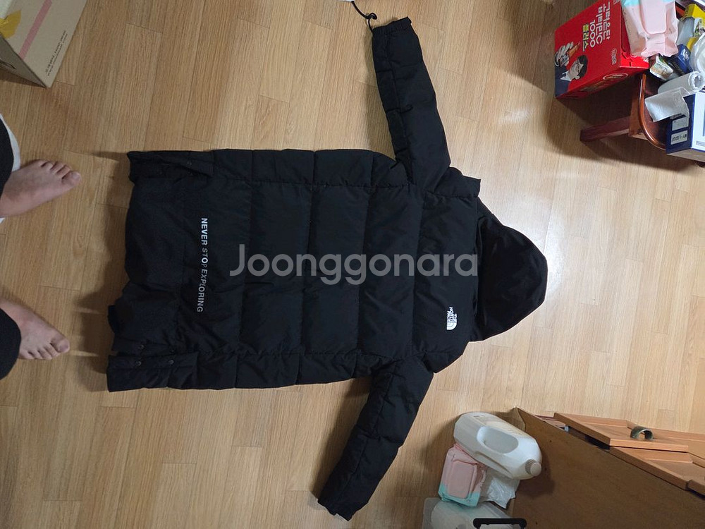 노스페이스 다운 롱패딩팝니다.XL(105)--1