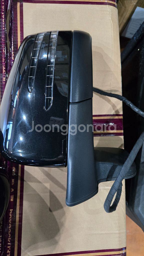 벤츠 지바겐 G바겐 정품 순정미러 중고셋트 블랙--6