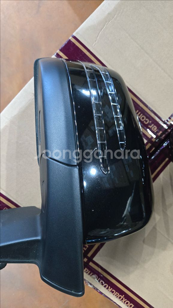 벤츠 지바겐 G바겐 정품 순정미러 중고셋트 블랙--7