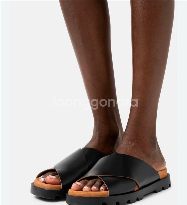 스페인브랜드 Camper여성용 송아지가죽 샌들 슬리퍼--0