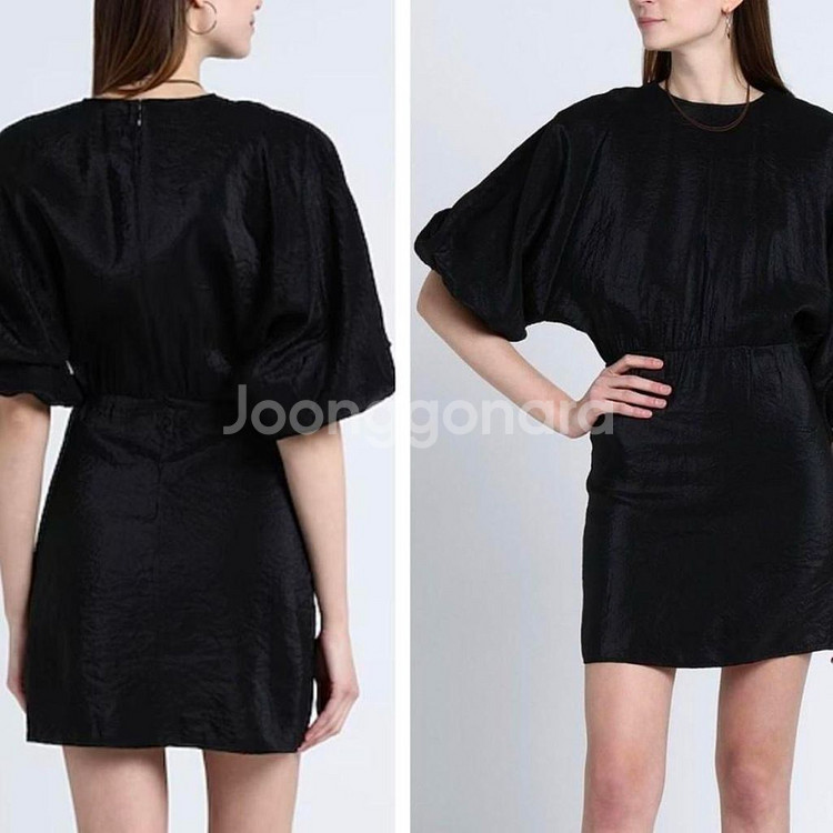 &OtherStories/앤아더스토리즈 블랙미니드레스--2