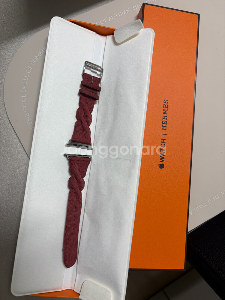 애플워치 에르메스 스트랩 Torsade 46mm--0