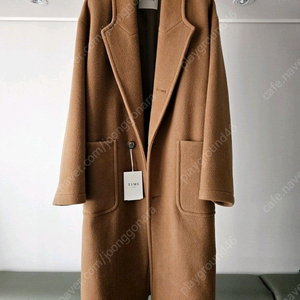 타임옴므 카멜 캐시미어 오버핏 코트