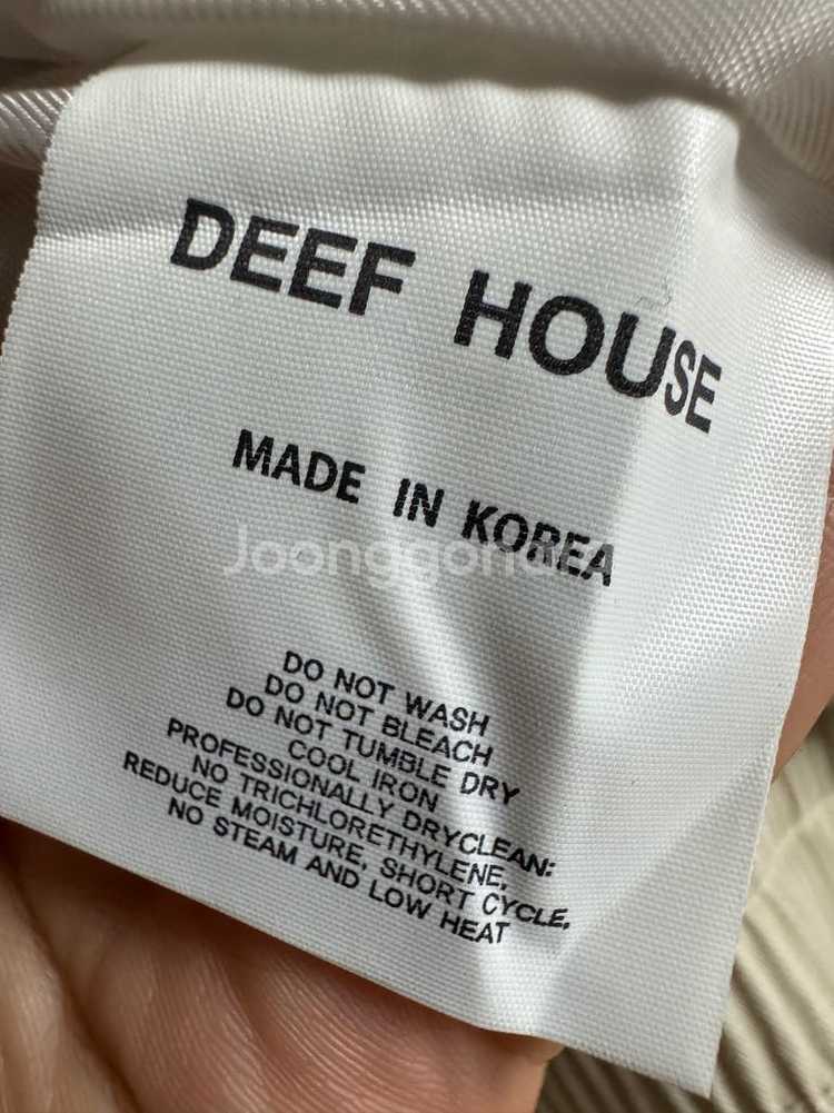 DEEF HOUSE 아이보리색 블루종 자켓M--3