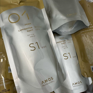 아모스 루미네이터 열펌제 가게정리합니다