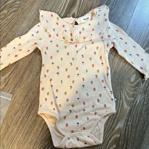 우프 OEUF 바디수트 6-12m 새상품