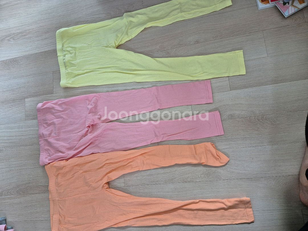 유니프랜드 밀크마일 아동 레깅스 5벌--0