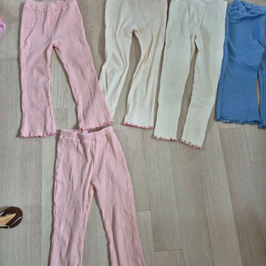 유아 골지 레깅스 5벌 130사이즈