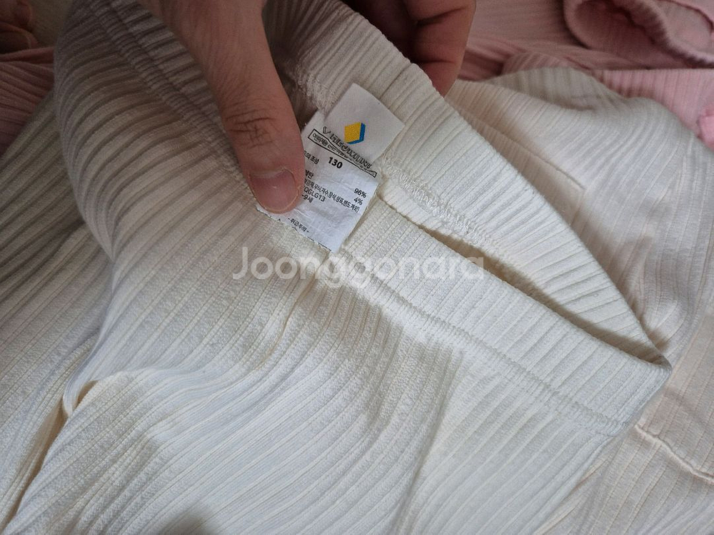 유아 골지 레깅스 5벌 130사이즈--4