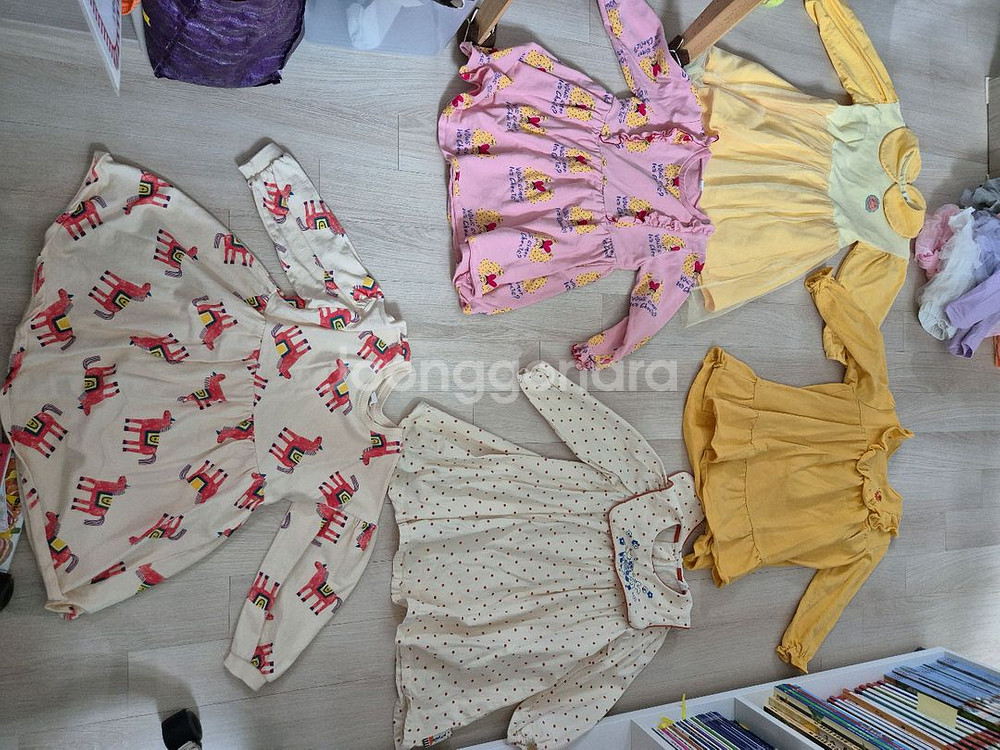 여아 가을 원피스 5벌 일괄--0