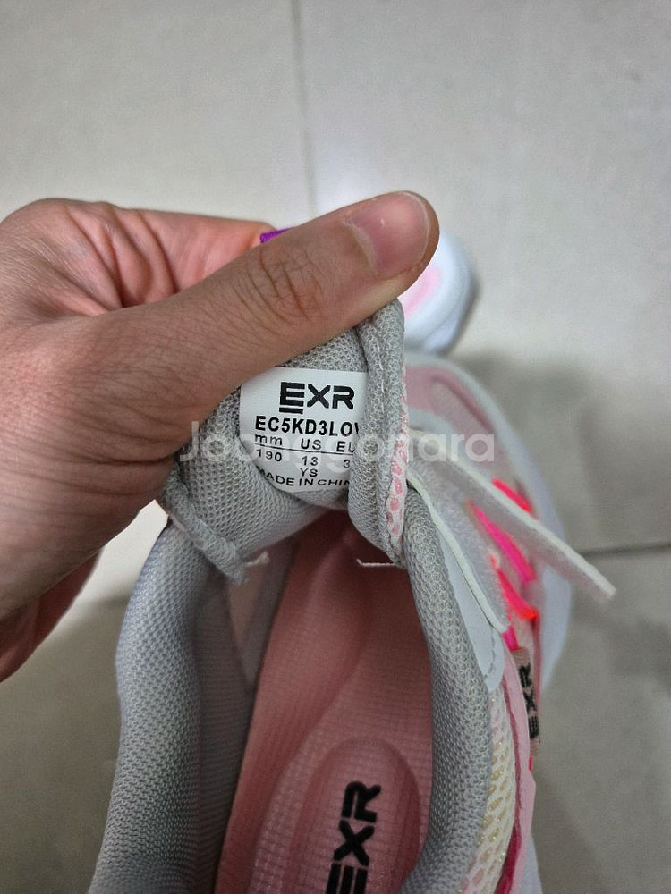 EXR 여아 운동화 핑크 190mm 미착용--2