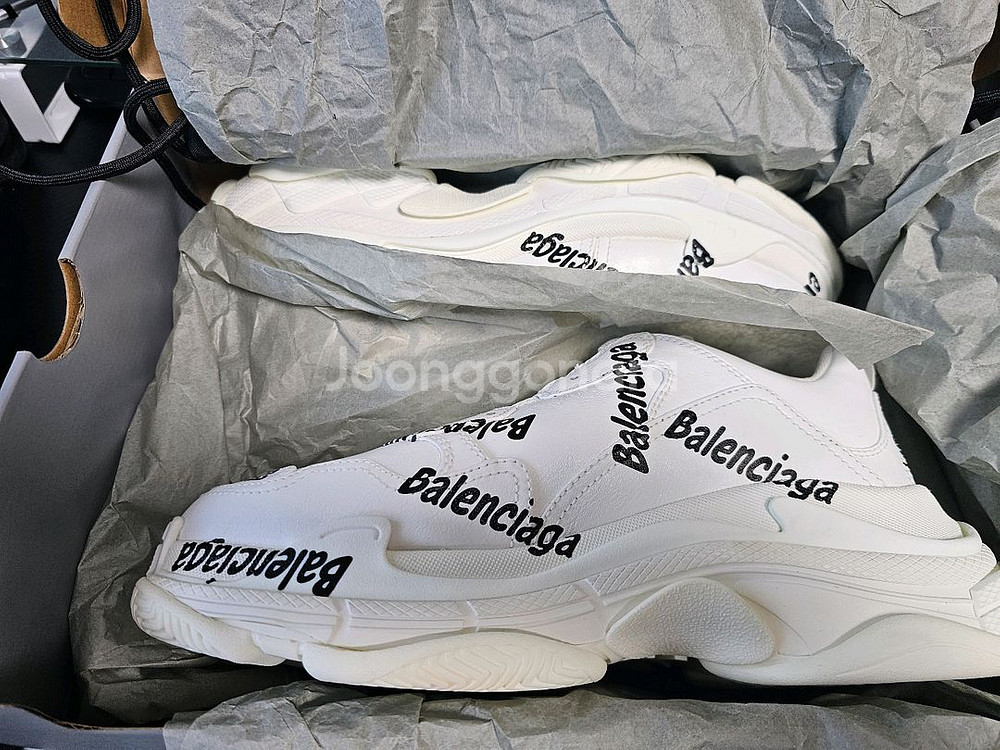 새상품)발렌시아가 44 트리플s 로고타입 logotyp--3