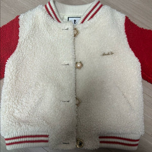 프렌치캣 뽀글이 점퍼 110