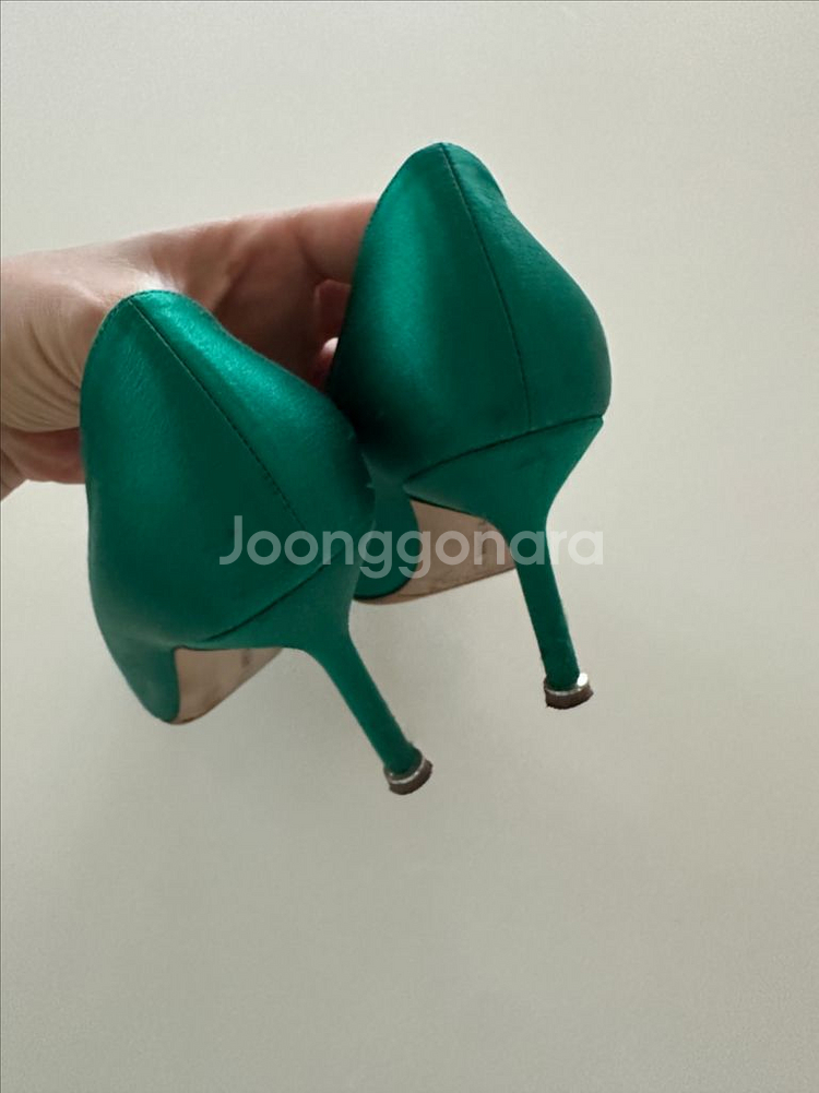 마놀로블라닉 한기시 그린 7cm(웨딩슈즈 착용상품)--3