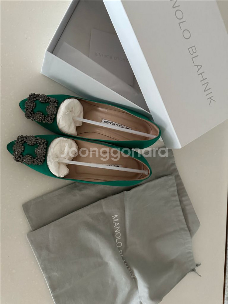 마놀로블라닉 한기시 그린 7cm(웨딩슈즈 착용상품)--8