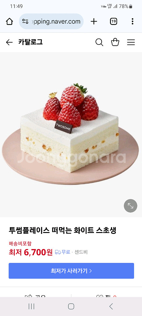 투썸플레이스 떠먹는 화이트 스초생--0