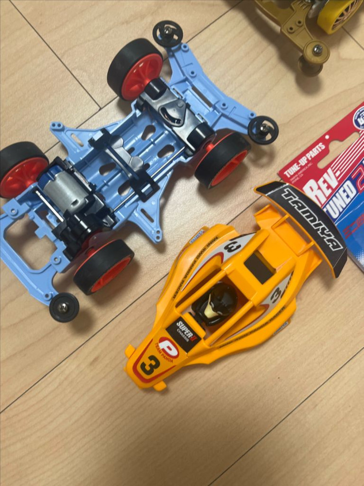 타미야 미니카 3대 + 길들인 랩튠과 토크튠 모터--2