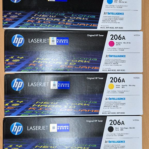 HP 레이저젯 토너 206A 정품 4색 세트