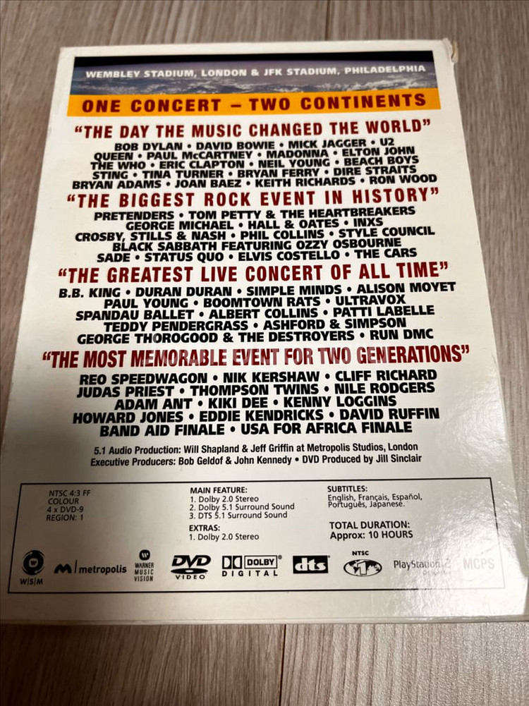 Live aid 1985, Live 8 (DVD)--1