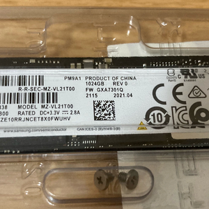 삼성 PM9A1 M.2 NVME SSD 1TB 새제품