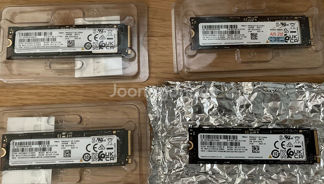 삼성 PM9A1 M.2 NVME SSD 1TB 새제품--4