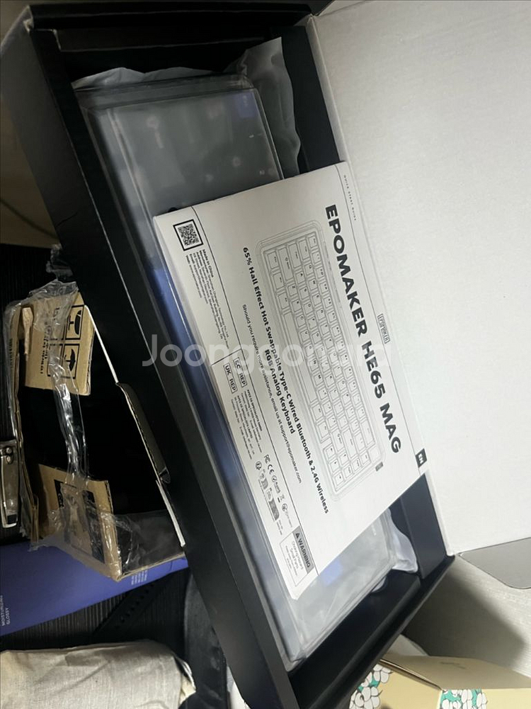 미사용 에포메이커 he65 mag 레피드트리거 키보드--2