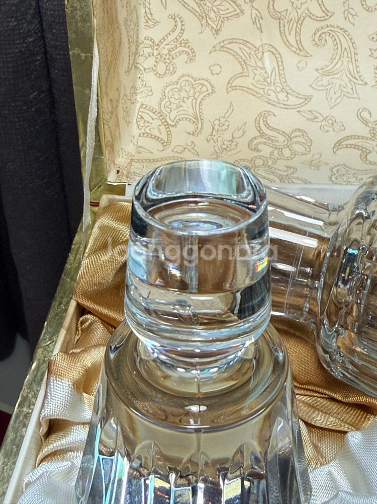 까뮤 바카라 카라페 디켄터 크리스탈 공병--5