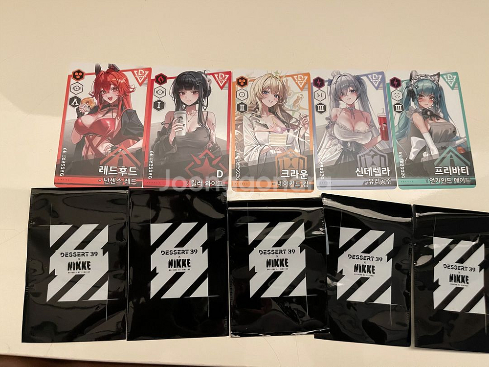 니케 디저트39 무드등 2개 포토카드 5장 일괄--2