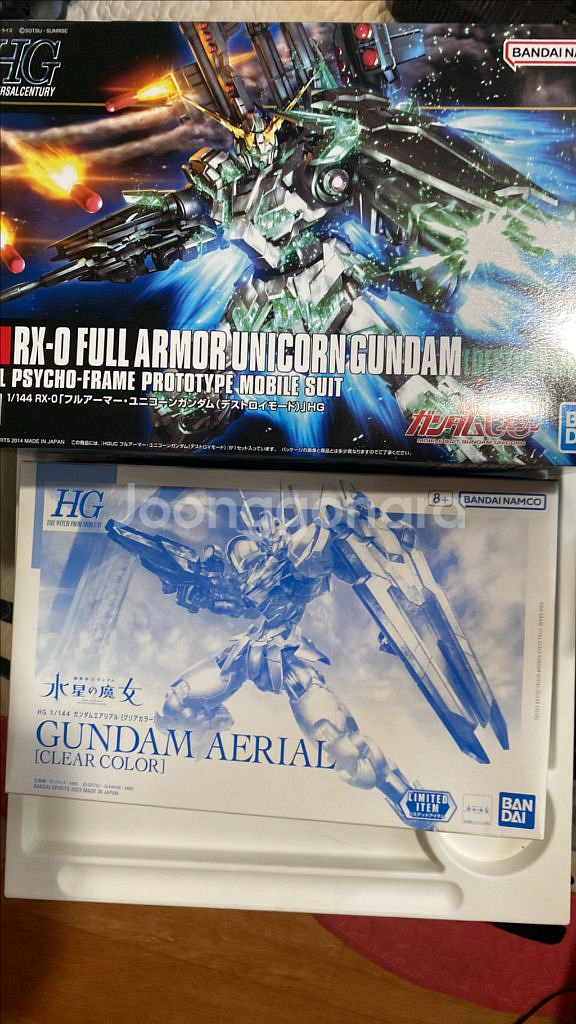 hg 유니콘 풀아머 에어리얼 클리어 팔아요--0