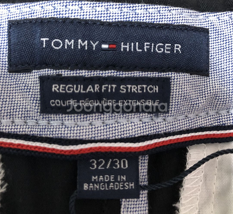 타미힐피거 플랙스 레귤러핏 치노팬츠/블랙--3