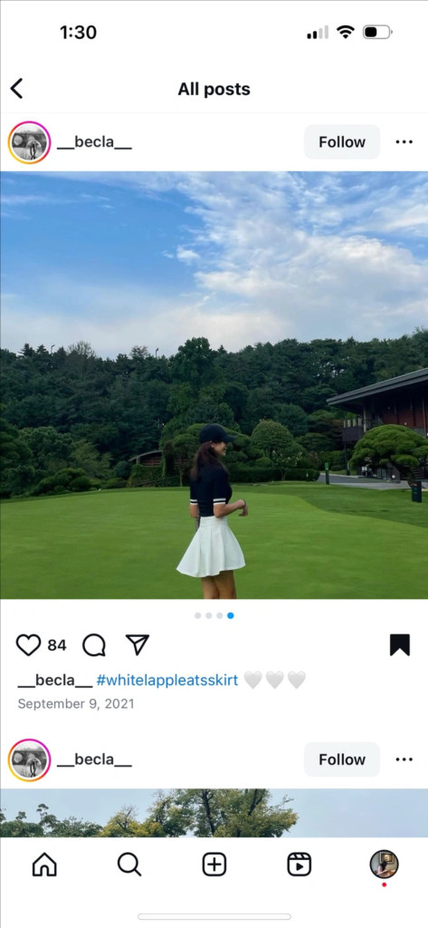 비클라 랩플리츠 스커트 시착상품--6